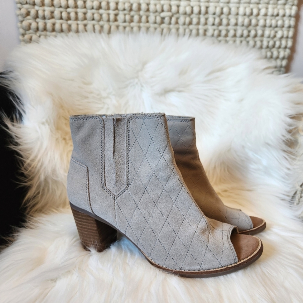 Toms Majorca Peep Toe Ankle Boot